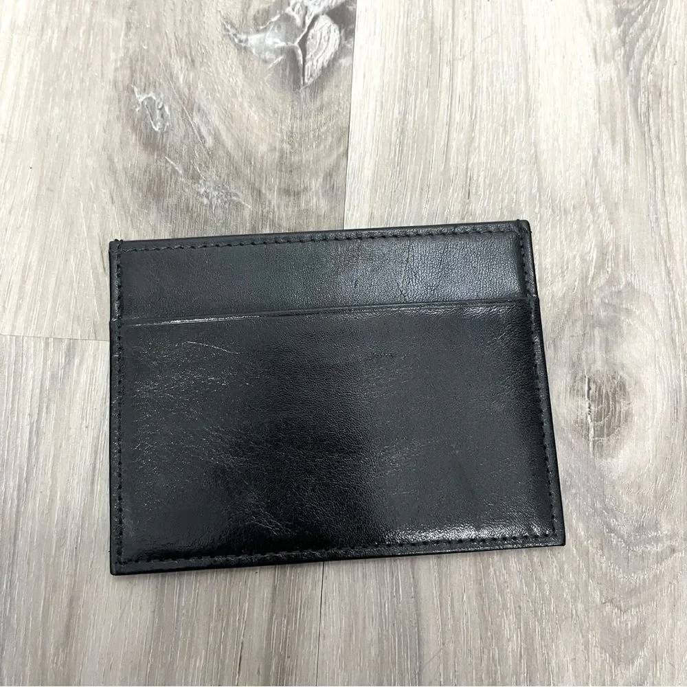 Levenger Black Leather‎ Slim Card Wallet